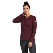 Ariat Womens FR AC Top in Malbec